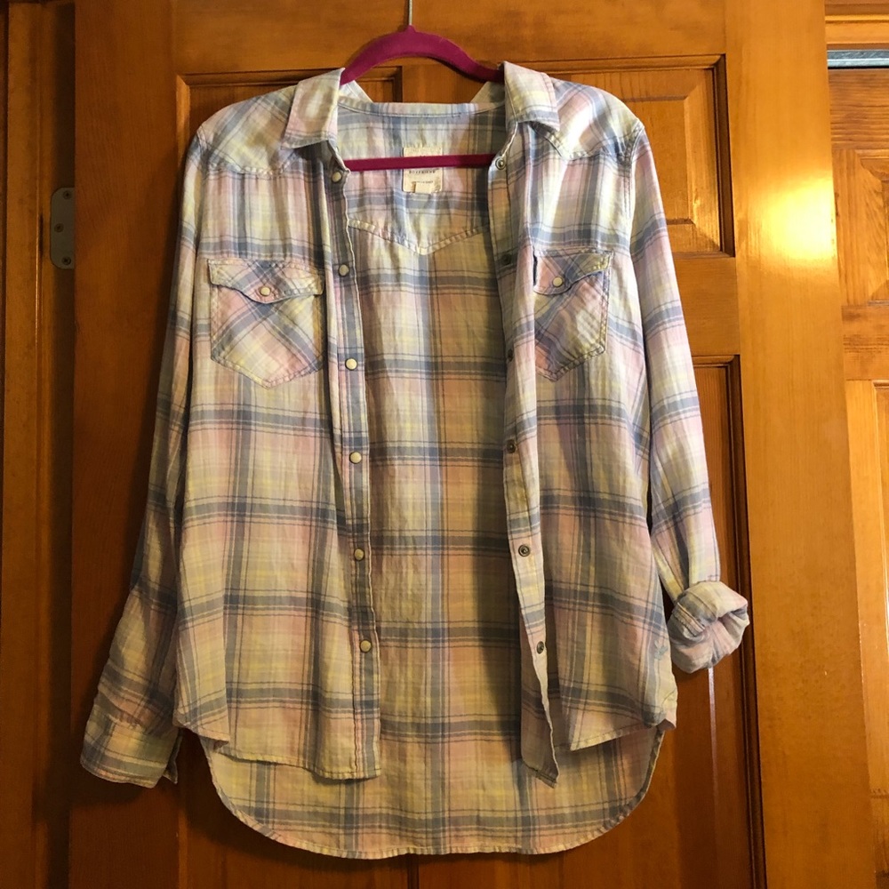 American Eagle -Vintage Boyfriend Flannel